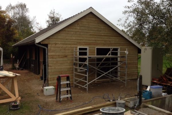 Verbouwing ruimte paardenstal atelier Hendriksen Bouw