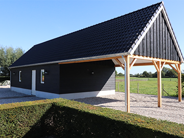 Garage met carport